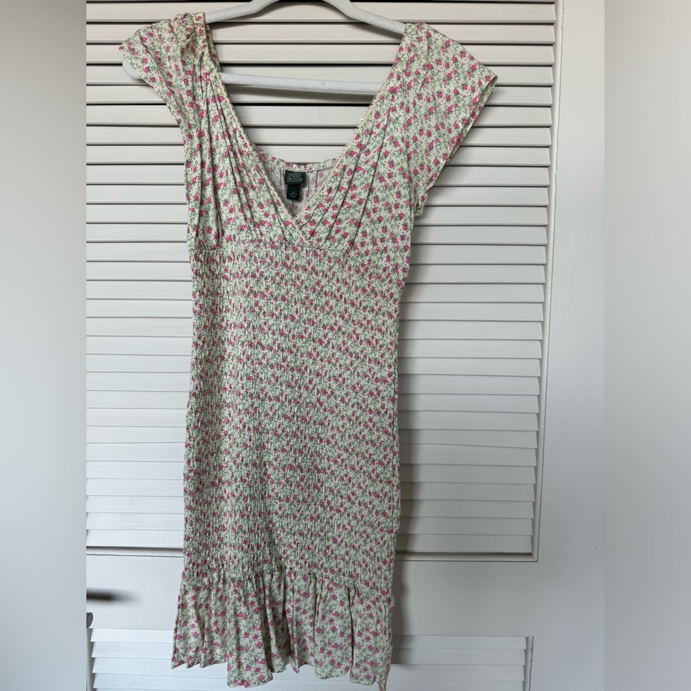 Floral smocked dress